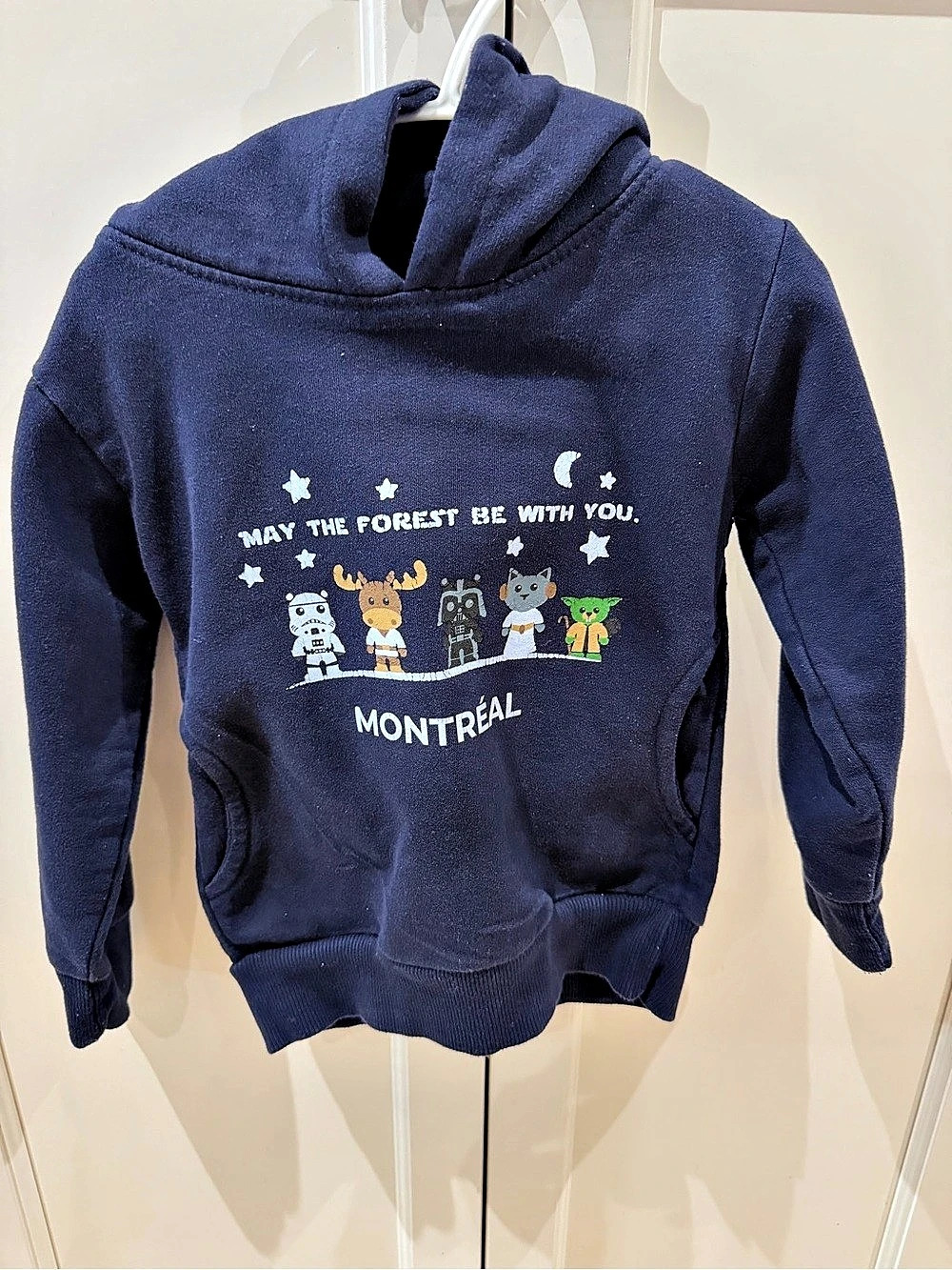 May the forest be with you montreal Kids Graphic Hoodie Blue Size 2